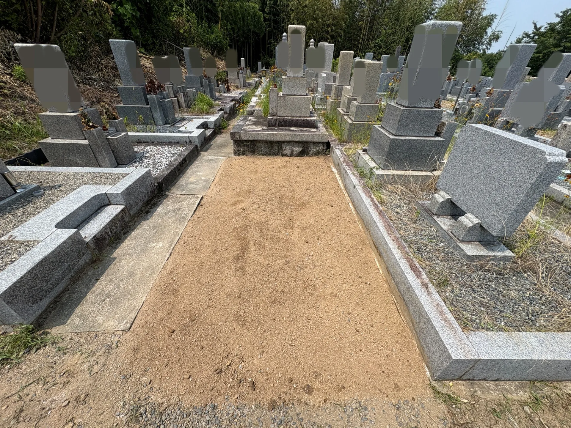 奈良県御所市｜共同墓地｜墓じまい工事